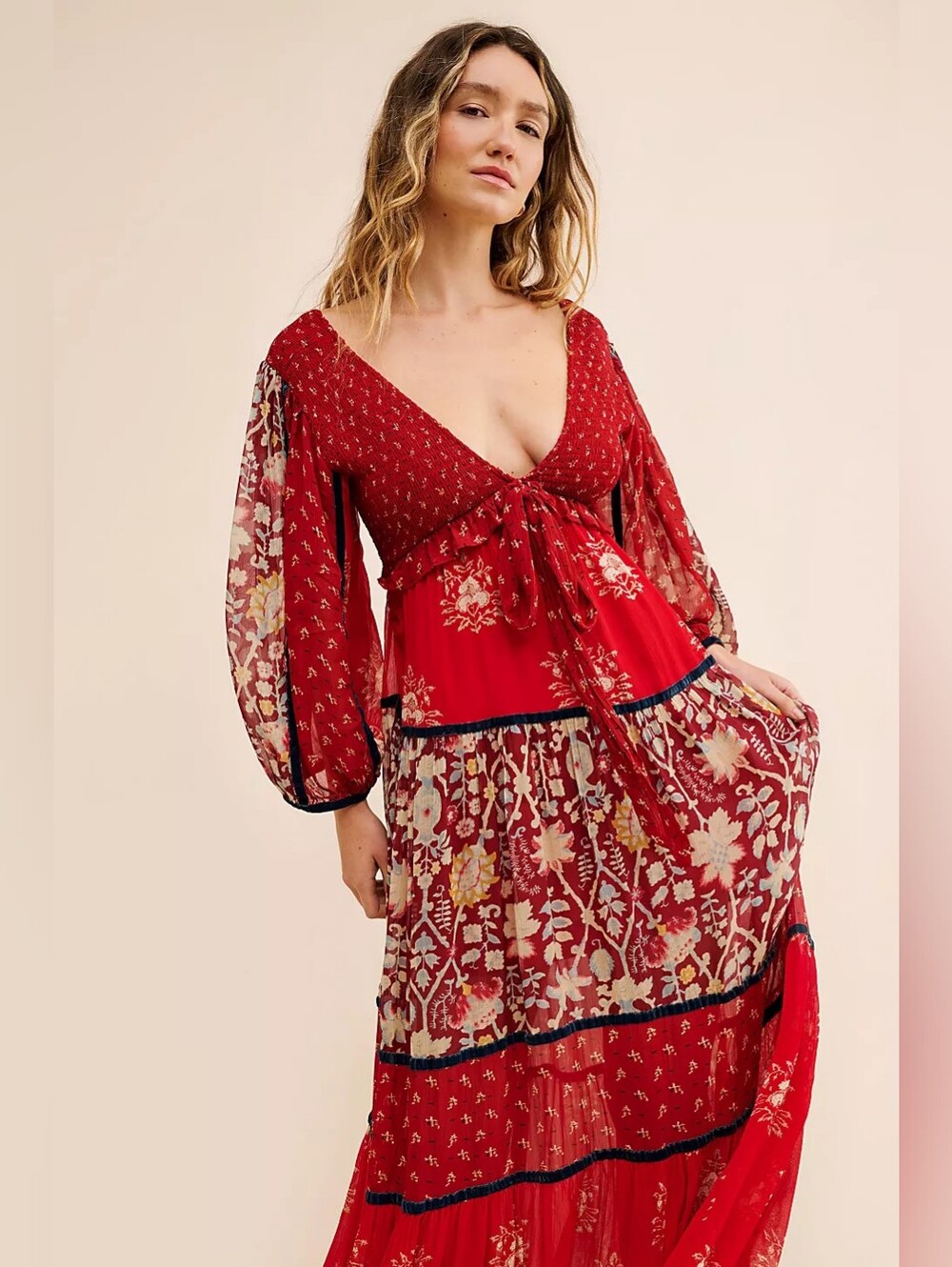 Free People Bali Laurel Maxi Dress - Picture 2 of 12